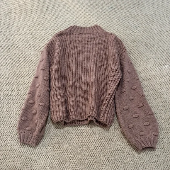 Cozy Knit Women's Sweater in Rose - Picture 4 of 4